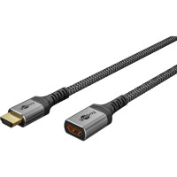 Produktbild för Goobay 79103, 0,5 m, HDMI Typ A (standard), HDMI Typ A (stan...