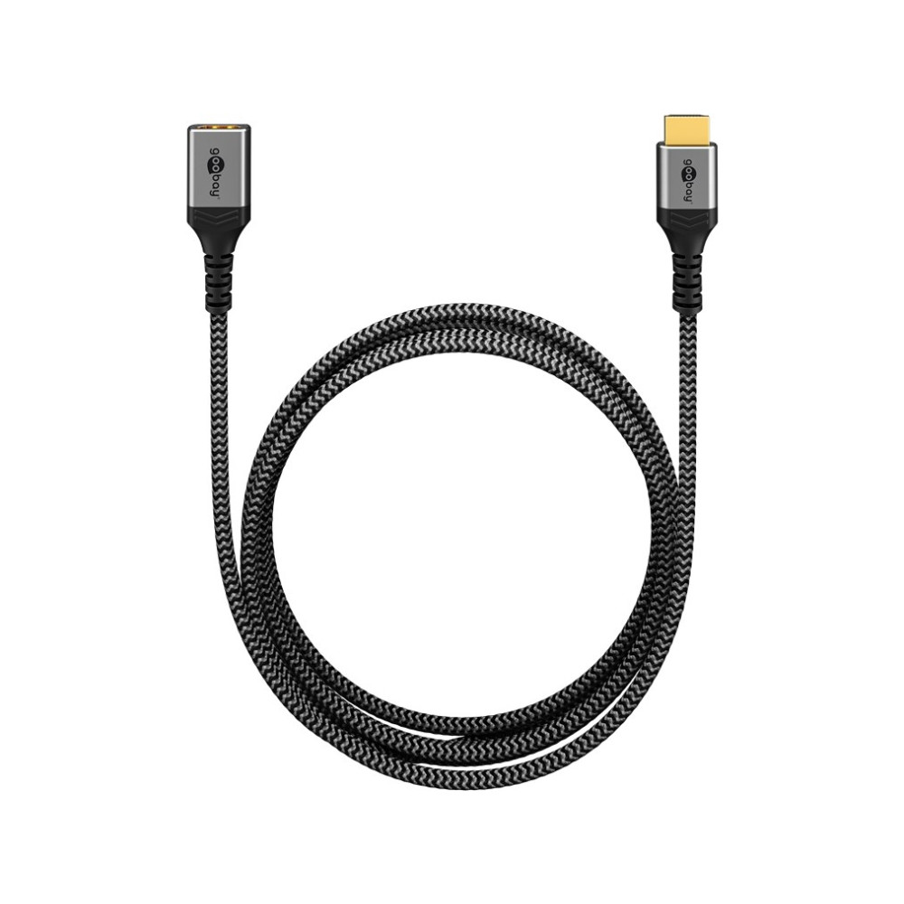 Produktbild för Goobay 79103, 0,5 m, HDMI Typ A (standard), HDMI Typ A (stan...