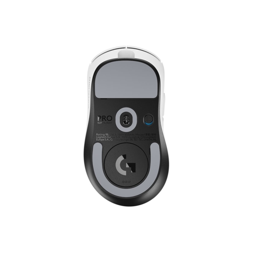 Produktbild för Logitech G PRO X SUPERLIGHT 2 DEX - mus - gaming - 2.4 GHz, USB - vit