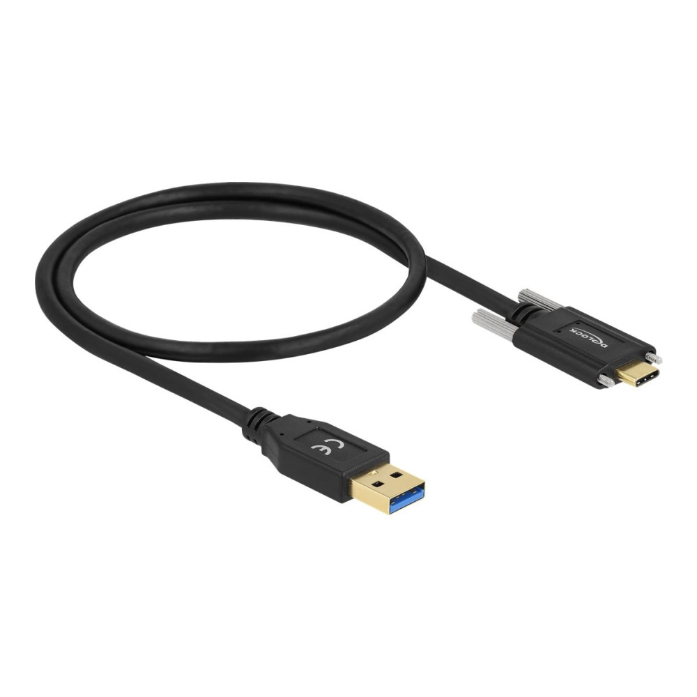 Produktbild för Delock - USB typ C-kabel - 24 pin USB-C till 24 pin USB-C - 50 cm