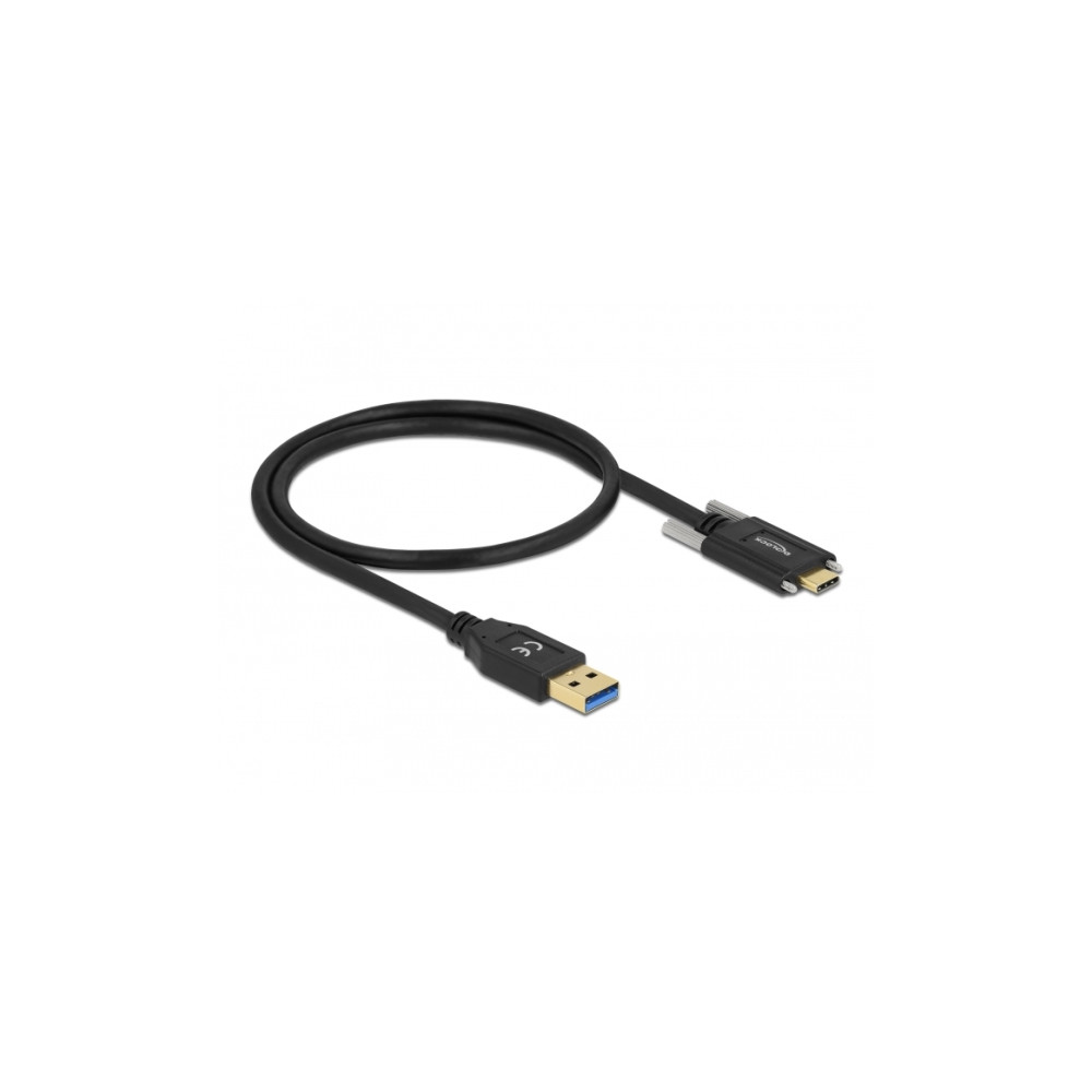 Produktbild för Delock - USB typ C-kabel - 24 pin USB-C till 24 pin USB-C - 50 cm