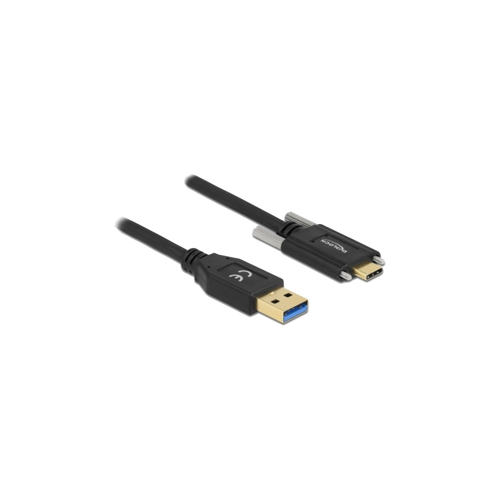 Produktbild för Delock - USB typ C-kabel - 24 pin USB-C till 24 pin USB-C - 50 cm