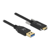 Produktbild för Delock - USB typ C-kabel - 24 pin USB-C till 24 pin USB-C - 50 cm