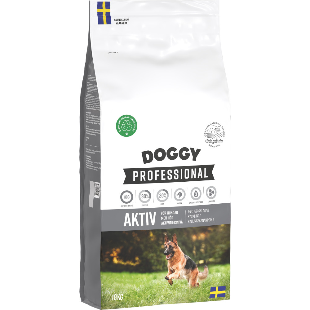 Produktbild för Aktiv Hundfoder 18kg