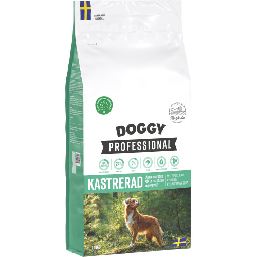 Doggy Professional Kastrerad Hundfoder 14kg