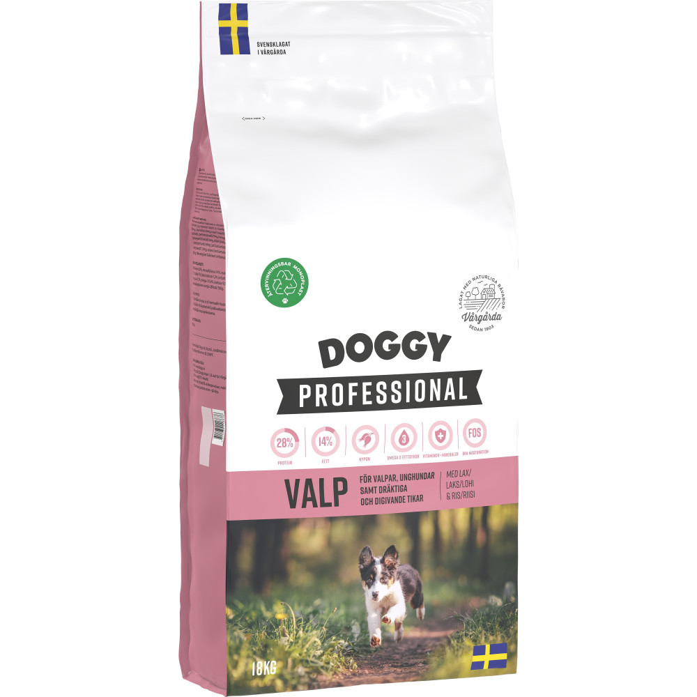 Produktbild för Valp Hundfoder 18kg