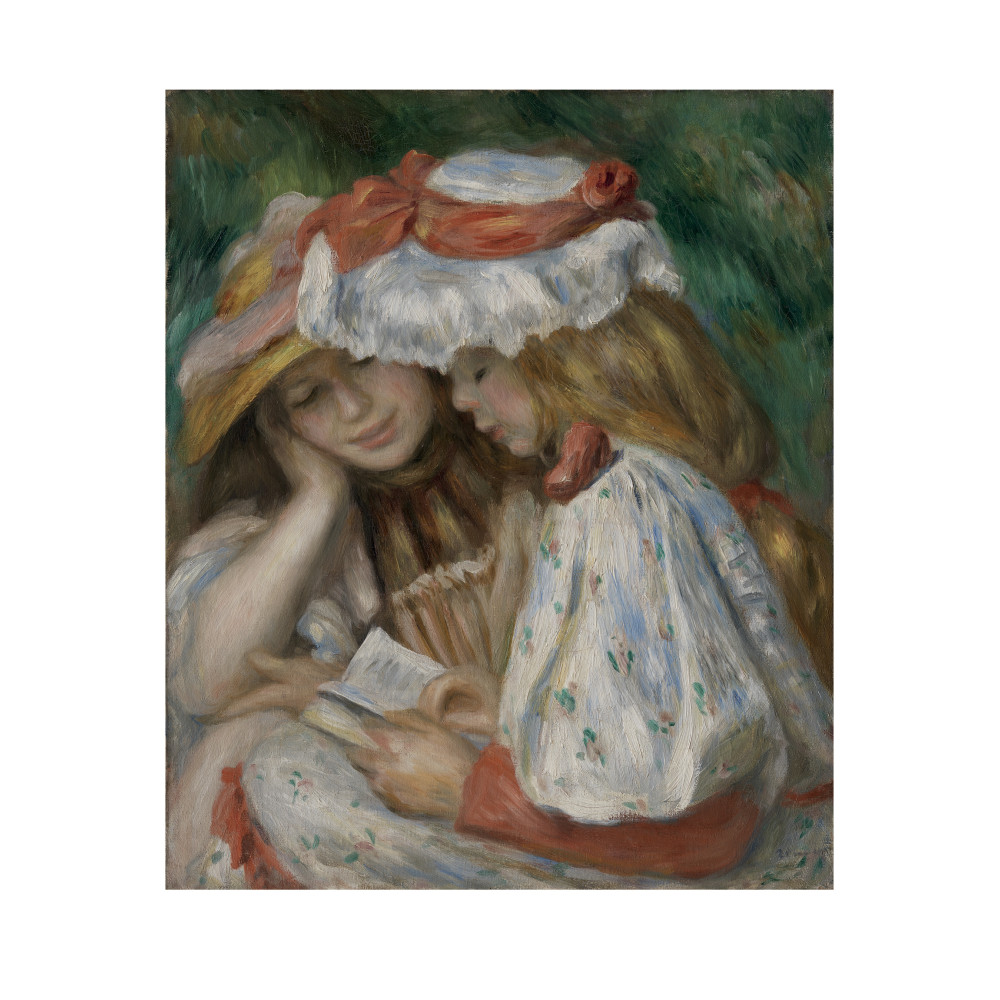 Produktbild för Pierre-Auguste Renoir: Two Girls Reading Notecard