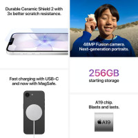 Produktbild för Apple iPhone 17e 256 GB - Svart