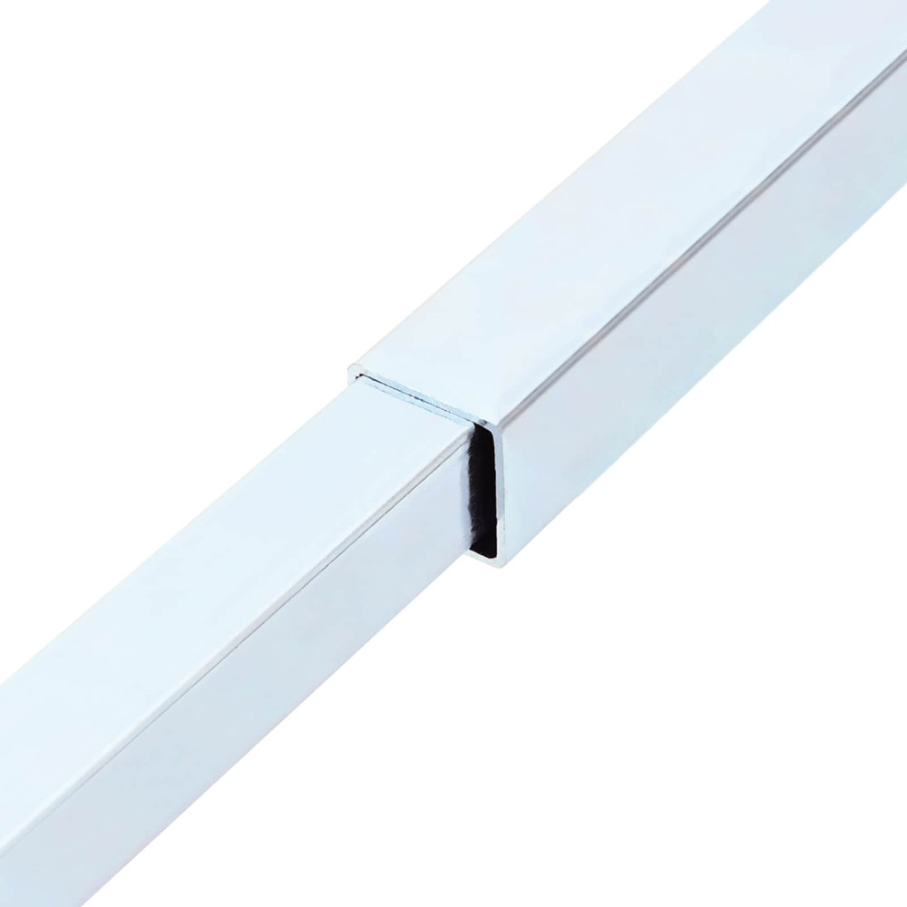 Produktbild för Justerbar fönstersäkerhetsstång 6 pcs Silver Stål