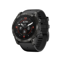 Produktbild för Garmin epix Pro Sapphire Edition 2a generation - titanium carbon gray DLC - Ja smart klocka med band - svart - 32 GB
