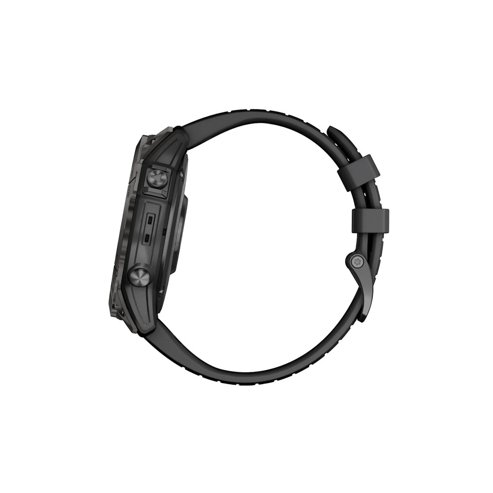 Produktbild för Garmin epix Pro Sapphire Edition 2a generation - titanium carbon gray DLC - Ja smart klocka med band - svart - 32 GB