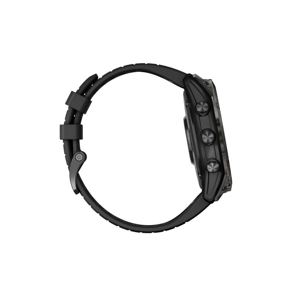 Produktbild för Garmin epix Pro Sapphire Edition 2a generation - titanium carbon gray DLC - Ja smart klocka med band - svart - 32 GB