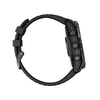 Produktbild för Garmin epix Pro Sapphire Edition 2a generation - titanium carbon gray DLC - Ja smart klocka med band - svart - 32 GB