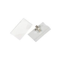 Produktbild för Navneskilte 40x75 mm med clip, nål & indstik