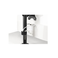 Produktbild för Kensington monteringssats - fullständig rörelse - för 2 LCD/plasmapaneler - vertikal stapling - svart
