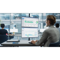 Produktbild för Kensington monteringssats - fullständig rörelse - för 2 LCD/plasmapaneler - vertikal stapling - svart
