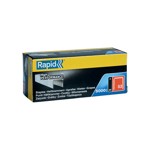 RAPID Rapid 11858810, Klammerpaket, 1 cm, 5000 häftklamrar, R53, R...