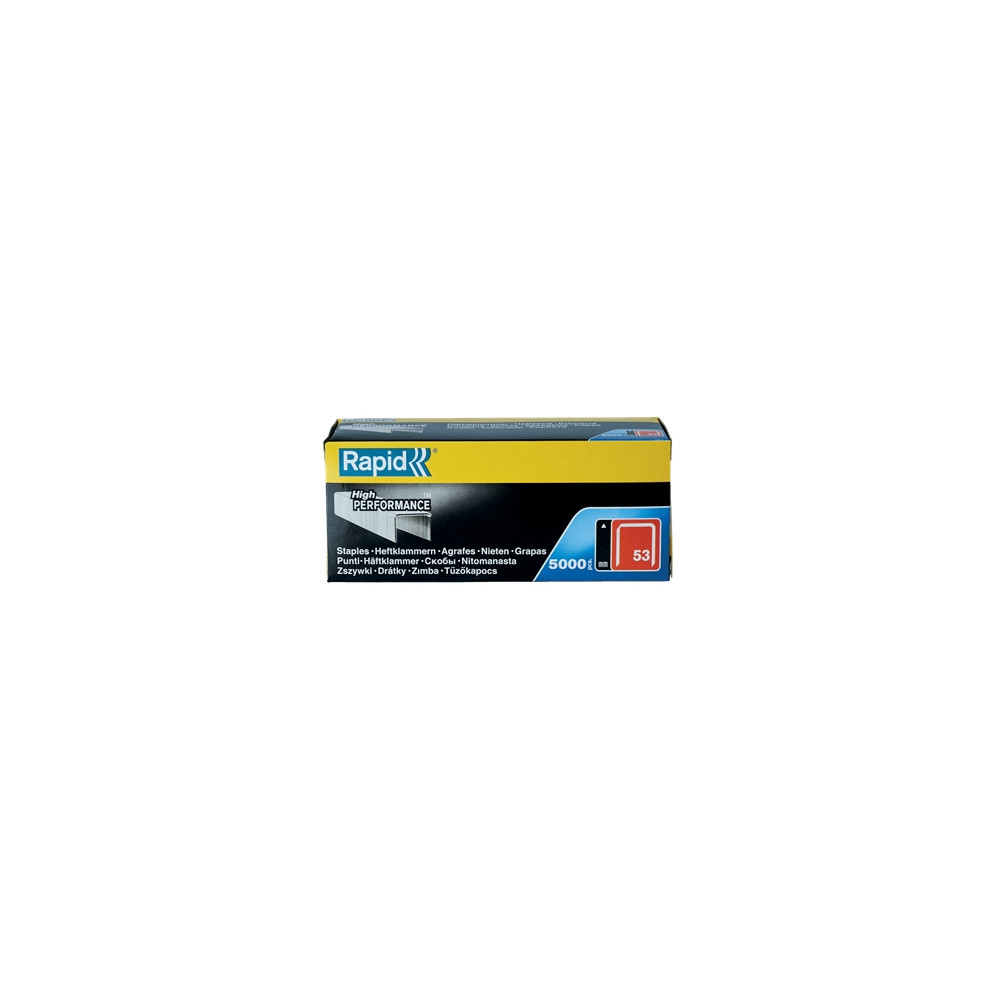 Produktbild för Rapid 11858810, Klammerpaket, 1 cm, 5000 häftklamrar, R53, R...