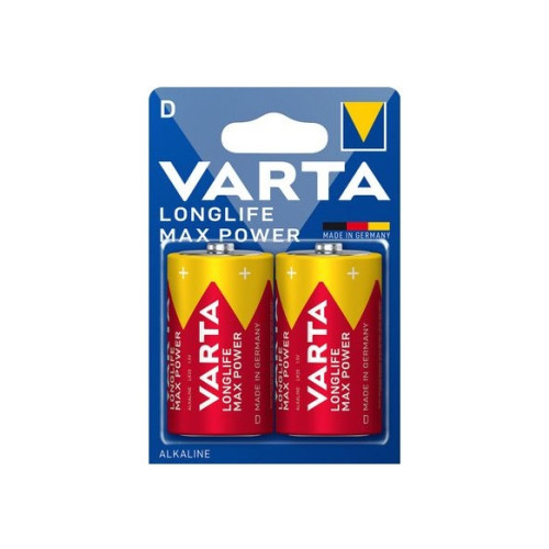Varta Varta 04720 101 422, LR20, Alkalisk, 1,5 V, 2 styck, Röd, Gu...