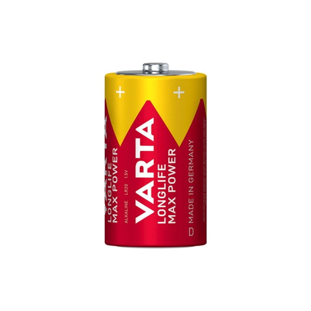 Produktbild för Varta 04720 101 422, LR20, Alkalisk, 1,5 V, 2 styck, Röd, Gu...