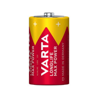 Produktbild för Varta 04720 101 422, LR20, Alkalisk, 1,5 V, 2 styck, Röd, Gu...