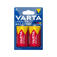 Produktbild för Varta 04720 101 422, LR20, Alkalisk, 1,5 V, 2 styck, Röd, Gu...