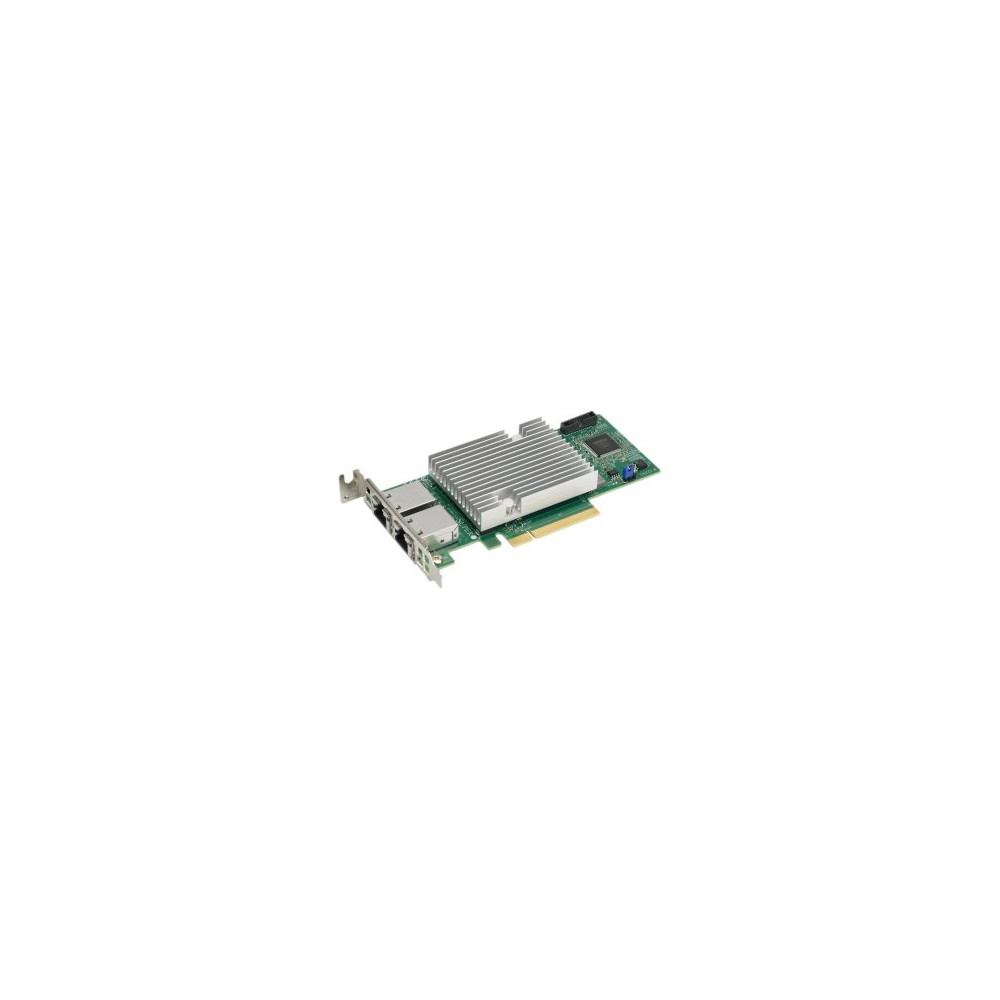 Produktbild för Supermicro AOC-STG-b2T - nätverksadapter - PCIe 3.0 x8 - 10Gb Ethernet x 2