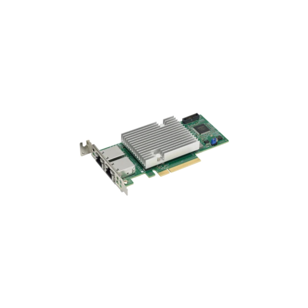 Produktbild för Supermicro AOC-STG-b2T - nätverksadapter - PCIe 3.0 x8 - 10Gb Ethernet x 2