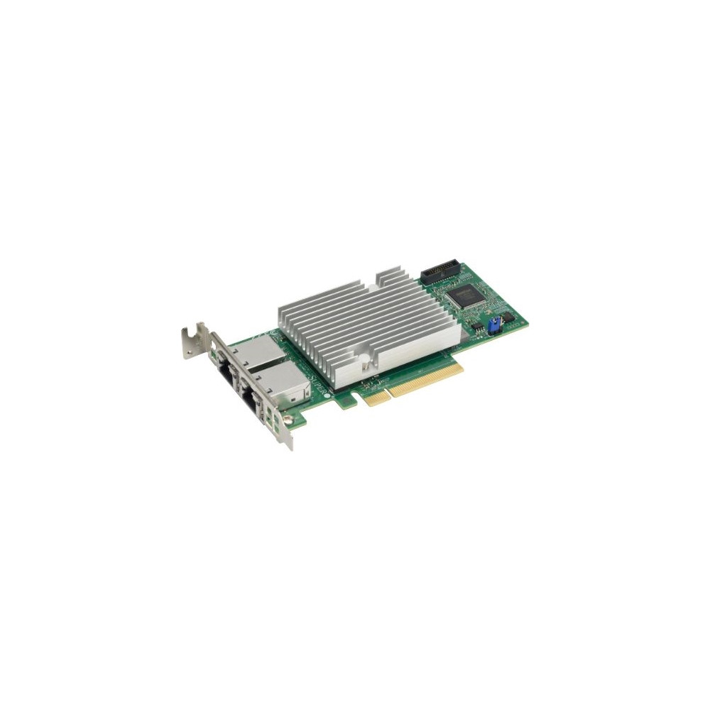 Produktbild för Supermicro AOC-STG-b2T - nätverksadapter - PCIe 3.0 x8 - 10Gb Ethernet x 2