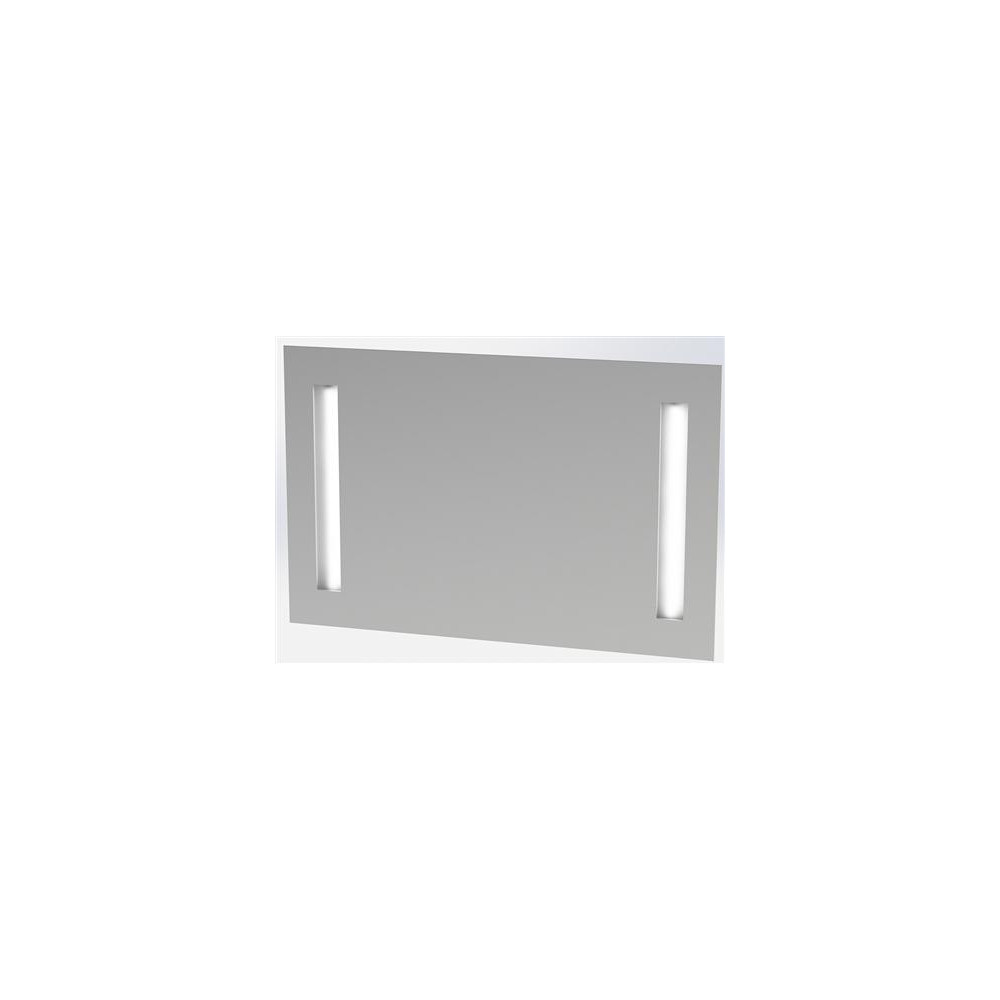 Produktbild för GODHAVN LED-spegel 15W/830 för badrum med 2 ljusfält 1000x65...