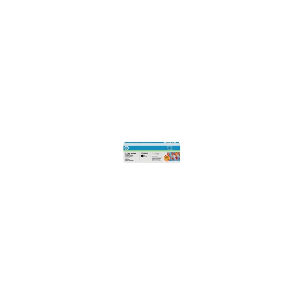 Produktbild för HP 304A - 2-pack - svart - original - LaserJet - tonerkassett (CC530AD)