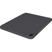 Produktbild för Logitech Combo Touch - tangentbord och foliefodral - med pekdyna - QWERTY - USA, internationellt - grafit Inmatningsenhet