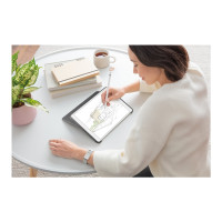 Produktbild för Logitech Combo Touch - tangentbord och foliefodral - med pekdyna - QWERTY - USA, internationellt - grafit Inmatningsenhet