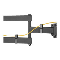 Produktbild för LogiLink konsol - fullständig rörelse - för LCD-TV/välvd LCD-TV - svart