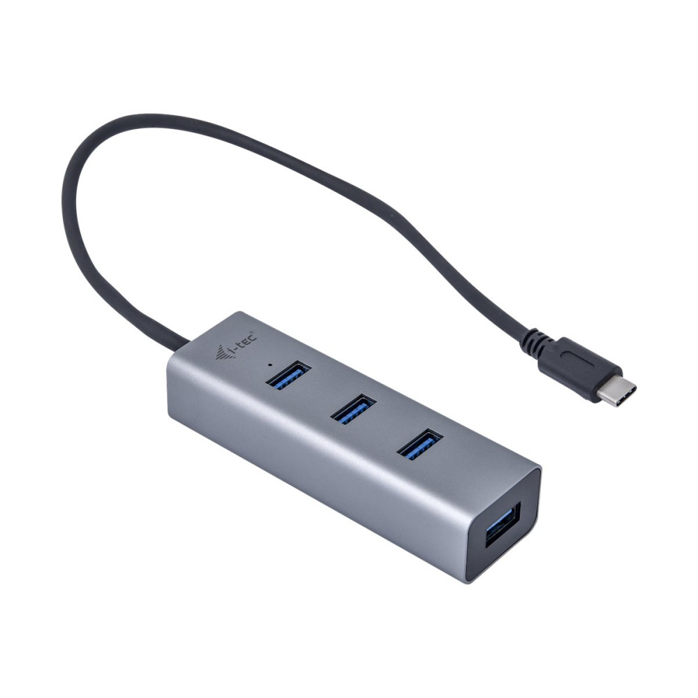 Produktbild för i-Tec USB-C 3.1 Metal HUB - hubb - 4 portar