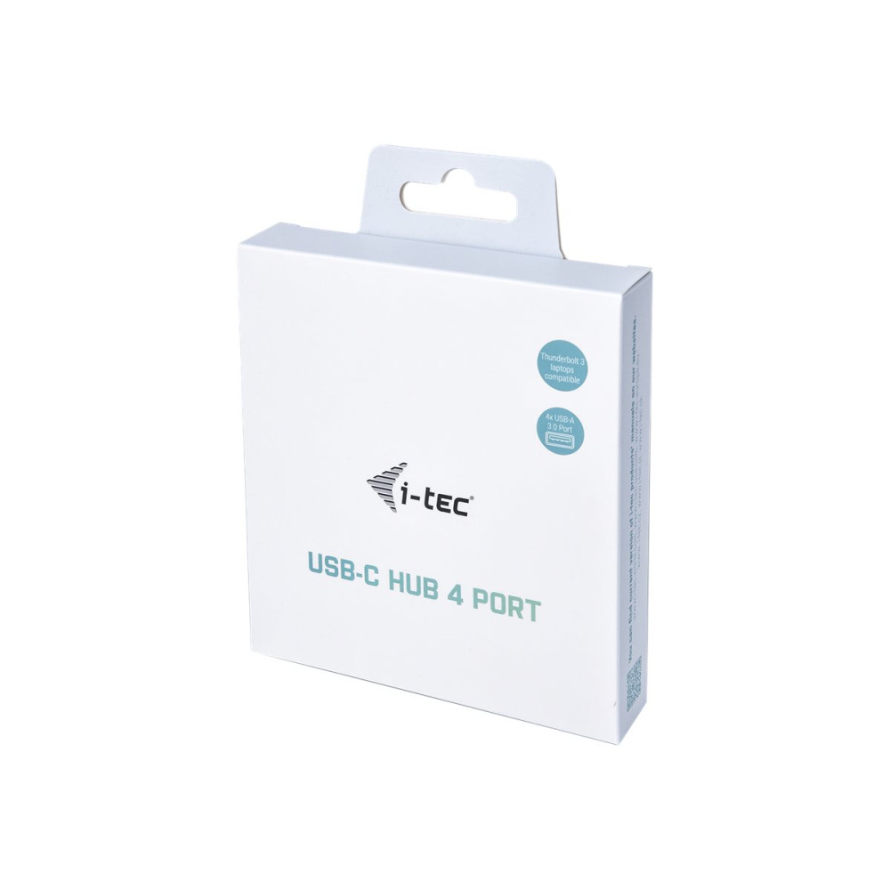 Produktbild för i-Tec USB-C 3.1 Metal HUB - hubb - 4 portar