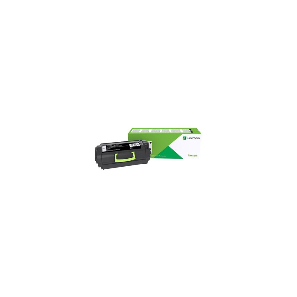Produktbild för Lexmark 622XE - Extra lång livslängd - svart - original - tonerkassett - Lexmark Corporate