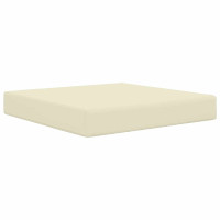 Produktbild för Utomhus Soffa Kudde Kräm 60 x 60 x 8 cm Polyester