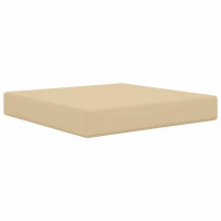Produktbild för Utomhus Soffa Kudde Beige 60 x 60 x 8 cm Polyester