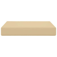 Produktbild för Utomhus Soffa Kudde Beige 60 x 60 x 8 cm Polyester