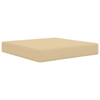 Produktbild för Utomhus Soffa Kudde Beige 60 x 60 x 8 cm Polyester