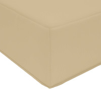 Produktbild för Utomhus Soffa Kudde Beige 60 x 60 x 8 cm Polyester