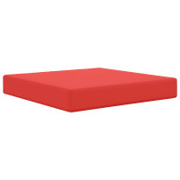 Produktbild för Utomhus Soffa Kudde Röd 60 x 60 x 8 cm Polyester