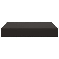 Produktbild för Utomhus Soffa Kudde Svart 60 x 60 x 8 cm Polyester