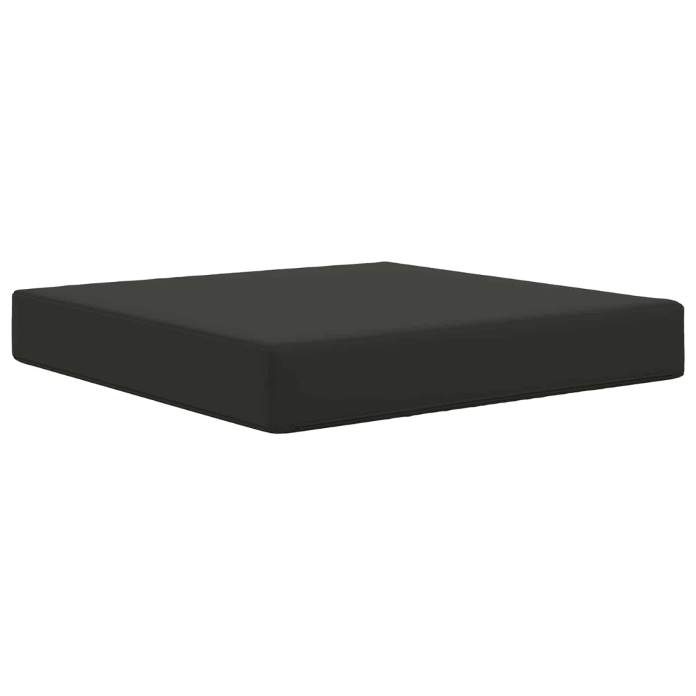 Produktbild för Utomhus Soffa Kudde Svart 60 x 60 x 8 cm Polyester