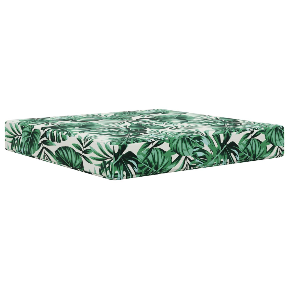 Produktbild för Utomhus Soffa Kudde Bladmönster 60 x 60 x 8 cm Polyester