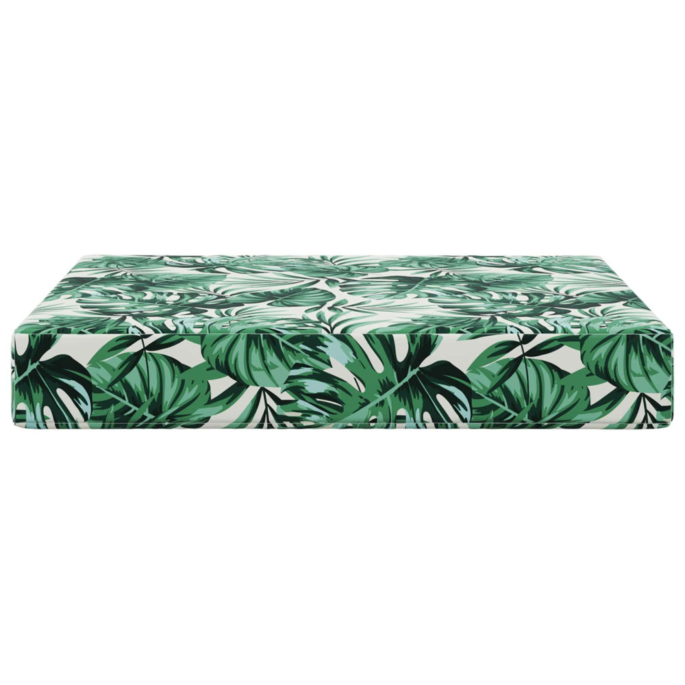 Produktbild för Utomhus Soffa Kudde Bladmönster 60 x 60 x 8 cm Polyester