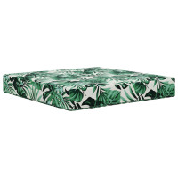 Produktbild för Utomhus Soffa Kudde Bladmönster 60 x 60 x 8 cm Polyester