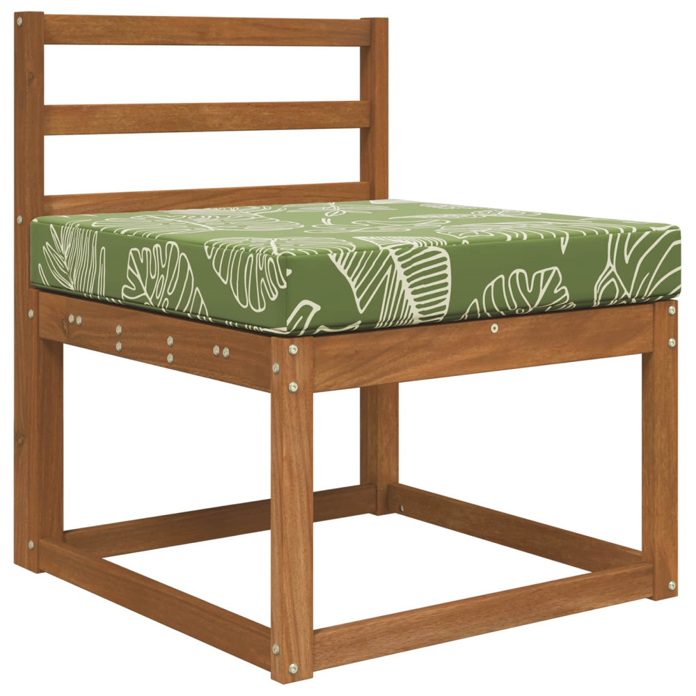 Produktbild för Utomhus Soffa Kudde Bladdesign 60 x 60 x 8 cm Polyester