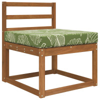 Produktbild för Utomhus Soffa Kudde Bladdesign 60 x 60 x 8 cm Polyester